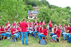 Die Stadt- und Feuerwehrkapelle ließ bei ihrem Konzert auf der Lehwiese keine Wünsche offen. Fotos: Anton Foto: Schwarzwälder-Bote