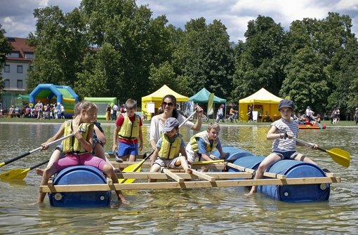 Eine Fit- und Fun-Schiffffahrt auf dem Eckensee gab es auch schon mal beim Kinder- und Jugendfestival in Stuttgart. Foto: Peter-Michael Petsch