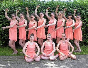 Der neue ausdrucksstarke Tanz der TGM-Jugend-Mädchen wurde mit 9,05 Punkten belohnt. Foto: Schwarzwälder-Bote