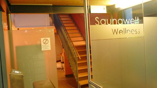 Ist die Saunawelt im Aquari bald Geschichte? Umbaupläne zu einem Kindergarten sorgen für Diskussionsstoff im Gemeinderat. Foto: Rainer Bombardi