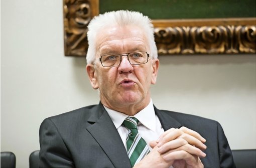 Ministerpräsident Winfried Kretschmann. Foto: dpa