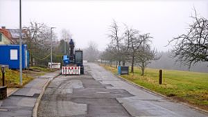 Die Ortsdurchfahrt von Oberlengenhardt wird grundlegend saniert. Foto: Wolfgang Krokauer
