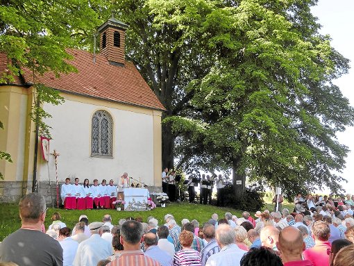 Unzählige Christen feierten den Wallfahrtsgottesdienst auf Maria Hochheim mit.  Foto: Sr Ursula Foto: Schwarzwälder-Bote