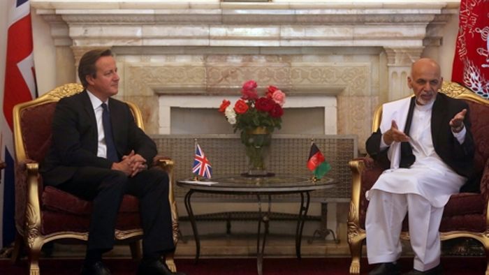 Cameron trifft sich mit Ghani