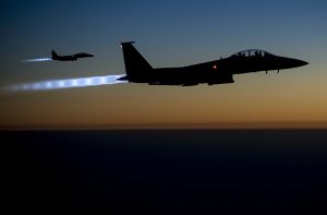 Französische Flugzeuge haben an einem Luftangriff auf IS teilgenommen.  Foto: DOD/DVIDS