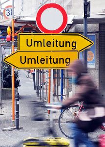 Umleitung - an dieses Schild werden sich die Baiersbronner gewöhnen müssen. (Symbolfoto) Foto: Kaiser