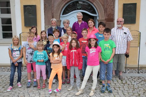 Aufschlussreicher Tag: Beim Ferienprogramm im Schloss erfuhren die Kinder allerlei Wissenswertes über Nordstetten.  Foto: Tischbein Foto: Schwarzwälder-Bote