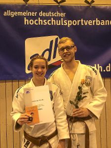 Bronze für Katharina Wäschle und Platz fünf für Stephan Buob bei den Deutschen Hochschulmeisterschaften. Foto: Schwarzwälder-Bote