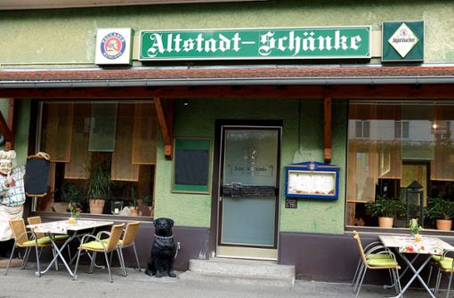 Die „Altstadtschänke“ ist noch bis zum 9. September geöffnet. Foto: Scheller