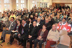 Großer Resonanz durfte sich der erste Ergenzinger Bürgerempfang im Adolph-Kolping-Saal erfreuen.  Fotos: Ranft Foto: Schwarzwälder-Bote