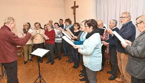 Der katholische Kirchenchor Salzstetten begrüßte das neue Jahr beim Empfang der Seelsorgeeinheit Waldachtal/Pfalzgrafenweiler  musikalisch. Fotos: Maier Foto: Schwarzwälder-Bote