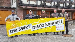 Die Verantwortlichen des Sportvereins Lichtenfels Leinstetten freuen sich schon auf DJ Maik Schieber. Foto: Gukelberger Foto: Schwarzwälder-Bote