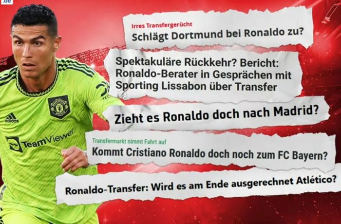 Was passiert mit Cristiano Ronaldo?: Wie der Schwarzwälder Bote Diskussionen über den Transfermarkt beeinflusst