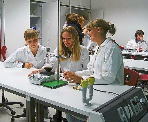 Auch Laborversuche gehören zum Schulprofil. Foto: Schule Foto: Schwarzwälder-Bote
