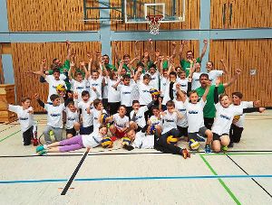 Das Volleyballcamp ist ein großer Erfolg. Foto: Turngemeinde Foto: Schwarzwälder-Bote