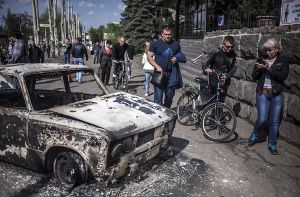 In der Ostukraine tobt die Gewalt. Foto: dpa