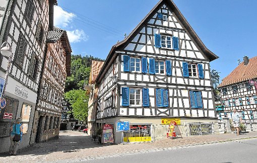 Der   Bären-Treff in Schiltach. Dieses Haus und andere Gebäude müssen gesondert gegen Hochwasser geschützt werden.  Foto: Wegner Foto: Schwarzwälder-Bote