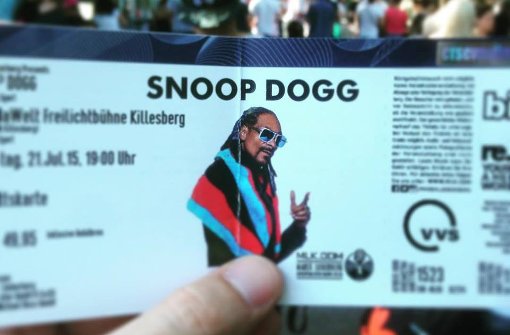 Ein 17-Jähriger konnte das Snoop Dogg-Konzert am Dienstagabend leider nicht miterleben. Ein Dieb stahl in Stuttgart-Hedelfingen seine beiden Tickets.  Foto: Achim Helbig