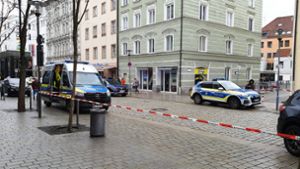 Die Passauer Innenstadt nach dem Vorfall. Foto: dpa