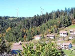 Den meisten Strom erzeugen in Gütenbach Windräder. Foto: Gemeinde Foto: Schwarzwälder-Bote