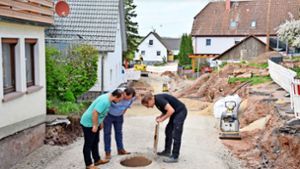 Straßensanierung in Aichhalden-Rötenberg: Zeitweise nur Schlamm und Matsch
