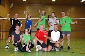 Suchen eine neue Herausforderung: Die Aichhalder Badmintonspieler treten ab Herbst in der Hobbyrunde an.  Foto: Stangl Foto: Schwarzwälder-Bote