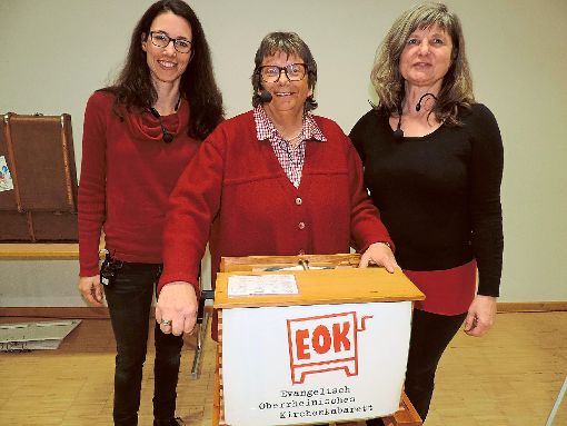 Das EOK mit Cornelia Schmidt, Monika Rudolph sowie Claudia Zoller. Fotos: Paskal Foto: Schwarzwälder-Bote