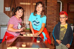 Rasch fand das Brettspiel Bogo aus Finnland bei den Kindern Beliebtheit. Foto: Wagner Foto: Schwarzwälder-Bote