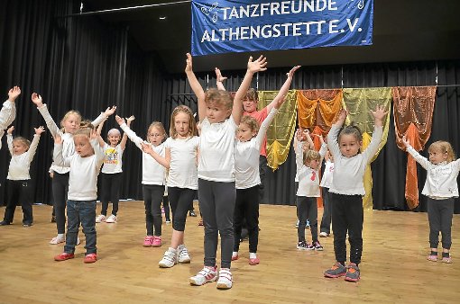 Bei der Jahresfeier der Tanzfreunde Althengstett zeigten auch die drei- bis sechsjährigen Minis ihr Können.  Foto: Bausch Foto: Schwarzwälder-Bote