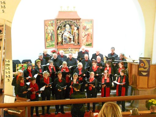 Der Kirchenchor Unterhaugstett-Monakam überzeugte mit ansprechenden Vorträgen. Foto: Eitel Foto: Schwarzwälder-Bote