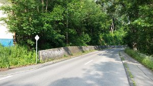 Vor der Ortseinfahrt Bühlingen entsteht bergauf ein Angebotsstreifen. Foto: Mitz
