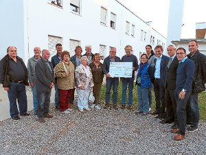 Mitglieder des Calwer Gemeinderats statteten der Sammelunterkunft auf dem Wimberg einen Besuch ab.  Foto: Stadt Foto: Schwarzwälder-Bote