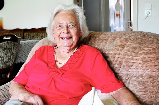 Ingeborg Irion blickt auf 90 Lebensjahre zurück.Foto: Fischer Foto: Schwarzwälder-Bote