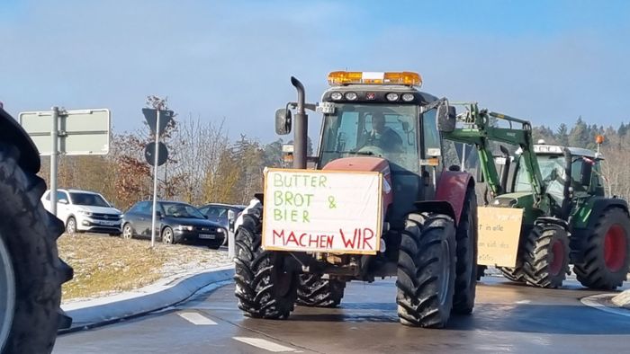Bauernprotest – Stadt warnt vor Verkehrsbehinderungen