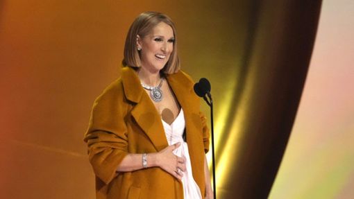 Bei den diesjährigen Grammys stand Céline Dion überraschend auf der Bühne. Foto: Chris Pizzello/Invision/AP/dpa/Chris Pizzello