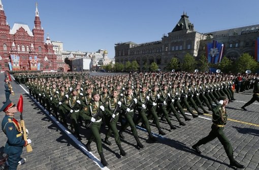 Russland hat am Freitag dern 69. Jahrestag des Sieges über Nazi-Deutschland gefeiert. Foto: dpa