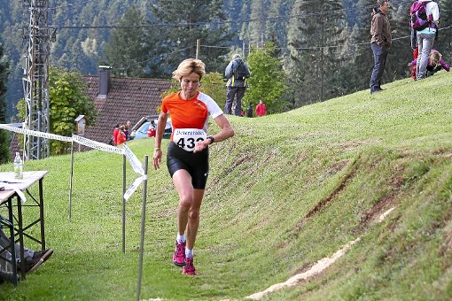 Britta Müller (VfL Freudenstadt) war schnellste Frau beim Halbmarathon. Foto: Weis Foto: Schwarzwälder-Bote