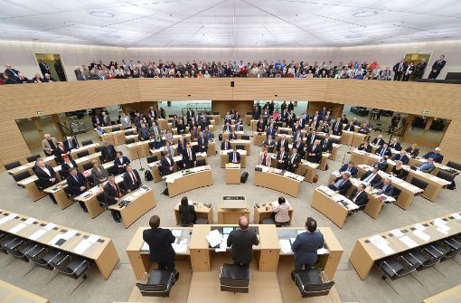 Die Abgeordneten im Stuttgarter Landtag stimmen über ihre künftige  Altersversorgung ab Foto: dpa