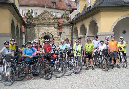 Eine 20-köpfige Gruppe des Albvereins ist vier Tage mit dem Rad unterwegs. Foto: Kühnert Foto: Schwarzwälder-Bote