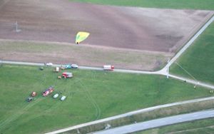 Bei Altensteig ist am Sonntagabend ein Heißluftballon abgestürzt. Foto: Polizei