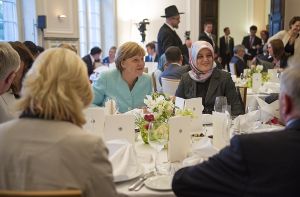 Bundeskanzlerin Angela Merkel (CDU) hat Muslime anlässlich des Ramadans empfangen. Foto: dpa
