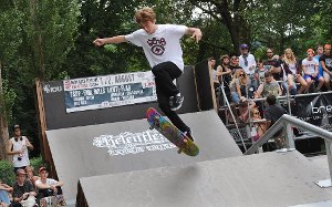 Auch ein Skateboard-Contest gehört zum Programm des Stadtfests. Foto: Hopp Foto: Schwarzwälder-Bote