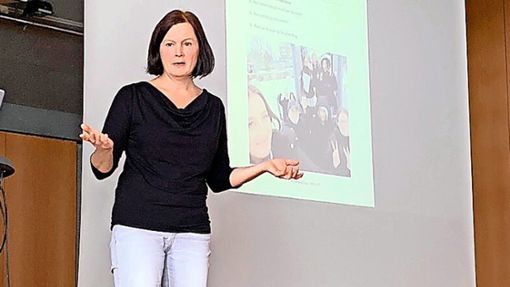 Jugendreferentin Sonja Müller stellte ein   abwechslungsreiches Programm vor. Foto: Christiane Frey
