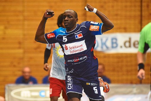 Handball-Bundesligist HBW Balingen-Weilstetten und Rückraumspieler Olivier Nyokas gehen nach dieser Saison getrennte Wege. Foto: Eibner