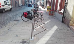 Die Fahrradparker in der Villinger Innenstadt stehen   ab sofort zur Nutzung bereit.  Foto: Stadt VS Foto: Schwarzwälder-Bote