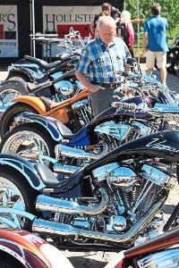 Individuelle Motorräder gab es bei den Custom Days zu sehen. Foto: Preuß Foto: Schwarzwälder-Bote