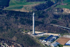 Der Thyssen-Krupp-Turm wird von 6. bis 8. Oktober eingeweiht.   Foto: Thyssen-Krupp