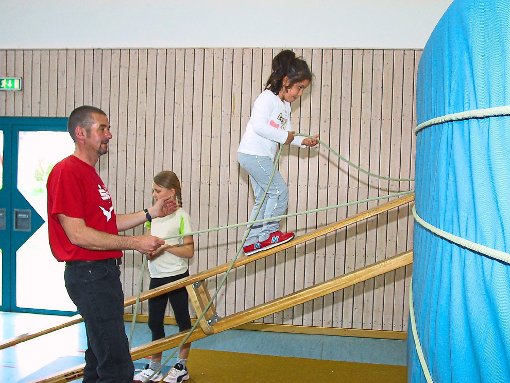 Eine weitere Veranstaltung zum  Kindersportabzeichen hat  gestern  in der Sporthalle Hag stattgefunden.   Foto: May Foto: Schwarzwälder-Bote