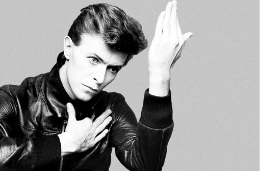 David Bowie im Jahr 1977 auf dem Cover des Albums „Heroes“ , das „The Next Day“ zur Leerstelle macht. Foto: promo