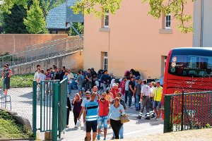 Bereits Ende Oktober sollen weitere 600 Flüchtlinge nach Donaueschingen kommen.  Foto: Pohl